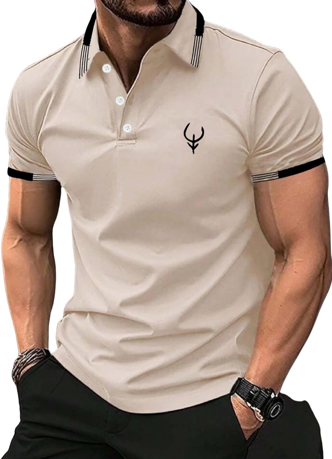 Lymio Polo T-Shirt पुरुषांसाठी | रेग्युलर फिट कॉटन पोलो टी-शर्ट कॉम्बो (Polo 40 ते 43) | खास सवलतीत | GavranBajar - Image 6